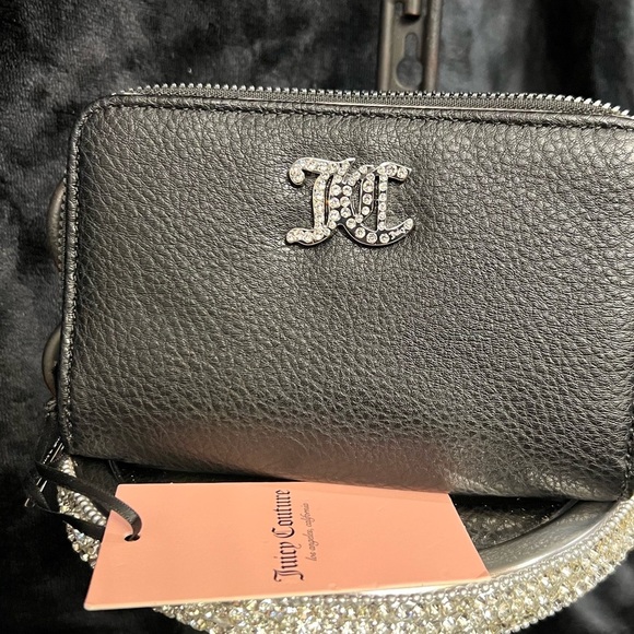 🖤🖤NWT-JUICY COUTURE LIQUORICE “NO RULES EVERYTHING” MULTI COMPARTMENT BIFOLD🖤🖤 - Picture 11 of 16